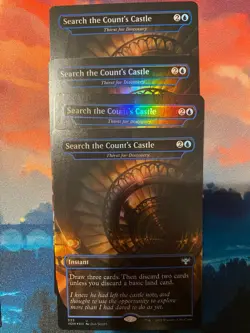 MTG Innistrad Crimson Vow Search the Counts Castle Foil x 4 - Image 1