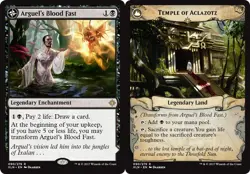 4x NM-Mint, English Regular Arguel's Blood Fast // Temple of Aclazotz Ixalan mag - Image 1