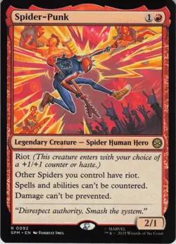 Spider-Punk R Marvel's Spider-Man 92 NM Normal MTG - Image 1