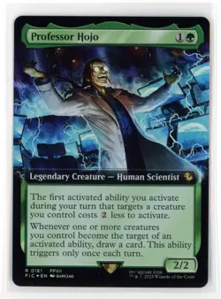 mtg FIC Professor Hojo #161 Extended Art FOIL - Image 1