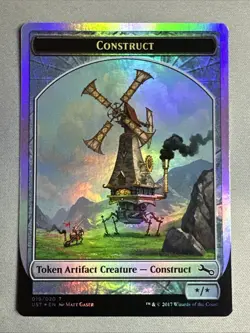 MTG / Construct Token / UST / #19 / FOIL / NM - Image 1
