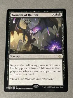 [1x] Torment of Hailfire (HOU) Near Mint, English Mystery Booster MTG the LIST - Image 1