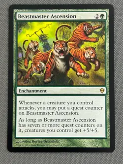 BEASTMASTER ASCENSION --- MTG -- ZENDIKAR --- NM - Image 1
