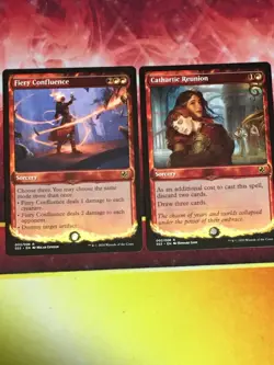 C6449 MTG MAGIC SIGNATURE SPELLBOOK CHANDRA FIERY CONFLUENCE CATHARTIC NM RARE - Image 1