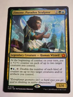 MTG - Zimone, Paradox Sculptor - Foundations - Image 1