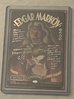 Edgar Markov Serialized #61/500 Near Mint Condition MTG - Image 5