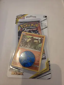 Pokemon TCG - Sun & Moon Cosmic Eclipse Booster Blister Pack Terrakion Promo - Image 1