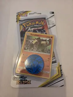 Pokemon TCG - Sun & Moon Cosmic Eclipse Booster Blister Pack Terrakion Promo - Image 2