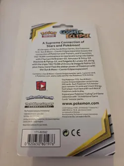 Pokemon TCG - Sun & Moon Cosmic Eclipse Booster Blister Pack Terrakion Promo - Image 3