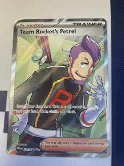 Pokemon TCG Team Rocket's Petrel 226/182 Sv10: Destined Rivals Holo NM - Image 1