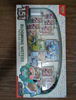 POKEMON TCG SCARLET & VIOLET 151 BLOOMING WATERS PREMIUM COLLECTION BOXES (2) - Image 1