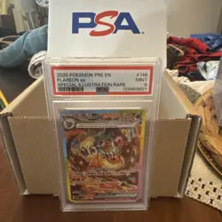 2025 Pokemon Flareon ex SIR 140/131 PSA 9 Mint - Prismatic Evolutions - Image 1