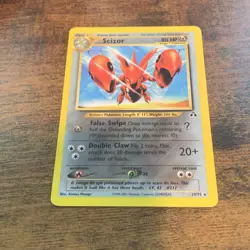 Pokemon TCG Scizor Neo Discovery 29/75 NM Non Holo - Image 1