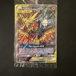 Moltres Zapdos Articuno GX Tag Team Pokemon TCG Hidden Fates Promo SM210-SEALED - Image 1