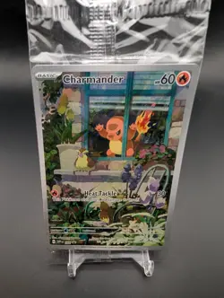 SEALED Charmander Obsidian Flames Promo Scarlet & Violet 044 Pokemon NM 1 - Image 2