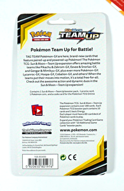 Pokemon Team Up Blister #SM163 Factory Sealed Random Artwork Pack 2019 English - Image 2