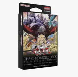 YUGIOH THE CHRONICLES DECK: THE FALLEN & THE VIRTUOUS (ALL-FOIL EDITION) DECK - Image 1