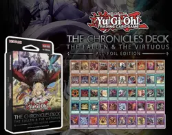 YUGIOH THE CHRONICLES DECK: THE FALLEN & THE VIRTUOUS (ALL-FOIL EDITION) DECK - Image 2