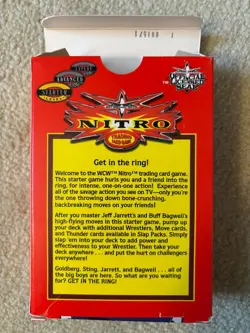 2000 WCW Nitro Trading Card Game 2 Player Starter Set! Buff Bagwell Jeff Jarrett - Image 5