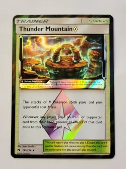 Lot Of 3 Prism Star Trainer Pokemon Cards Cyrus, Thunder Mountain, Heat Factory - Image 4