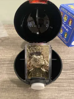 Pokemon POLIWHIRL 23K Gold Plated Trading Card 1999 Burger King Promo - Image 3