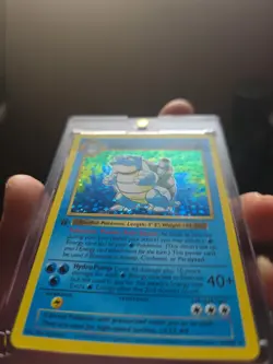 Blastoise Base Set Holo Card 002/102 First Edition Shadowless. Near Mint - Image 3