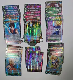 Dragon Ball Super 50 Foil Cards Lot Mixed Rarities SR PR R CCG TCG DBS - Image 4