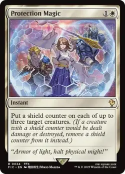 ~ Protection Magic ~ NM ~ Commander: FINAL FANTASY ~ MTG ~ - Image 1