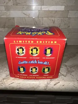 Burger King 1999 Pokemon 23k Gold Plated Trading Card Jigglypuff w/ COA - Image 3
