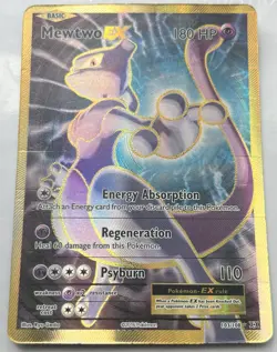 Pokemon TCG Evolutions Mewtwo-EX Holo Full Art Ultra Rare Card 103/108 - Image 1