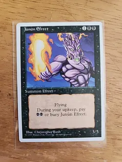 Junun Efreet - Fourrh Edition 4th - MTG Magic - Uncommon - Black Creature - Image 1