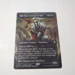Ink-Eyes, Servant of Oni (Borderless) Commander: Bloomburrow Regular - Image 1