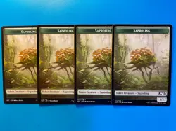 MTG 4x Saproling Token #12 Core Set 2021 M21 Magic the Gathering x4 NM - Image 1
