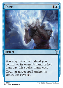 Daze (White Border) #26 | Near Mint | Mystery Booster 2 Magic MTG - Image 1