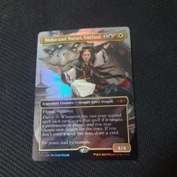 MTG ~ Shiko and Narset, Unified (Foil) Tarkir: Dragonstorm ~ Near Mint ~ Mythic - Image 1