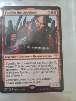 1x MTG Magic The Gathering TCG Fumiko the Lowblood Rare - Commander - Image 1