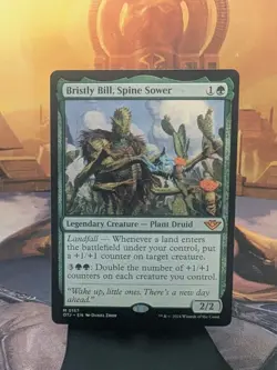 MTG Outlaws of Thunder Junction Bristly Bill, Spine Sower Regular NM - Image 1