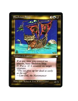 MTG Skeleton Ship SP Ice Age Magic the Gathering ~ Free Shipping ~ - Image 1
