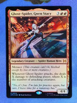 1x FOIL Ghost-Spider, Gwen Stacy, NM, SPE, Magic: the Gathering, MtG - Image 3
