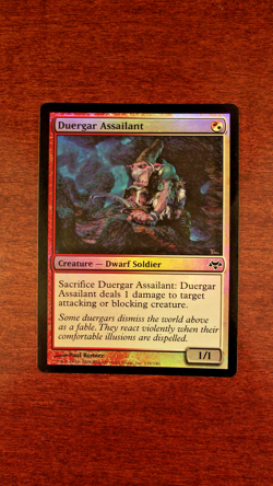 FOIL Duergar Assailant - MP Moderately Played, Eventide, English, MTG Magic - Image 1