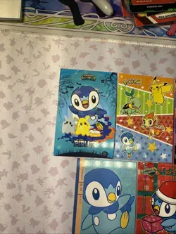 5 Cracked Ice Holo Piplup Different Database Sets Pokemon NON TCG - Image 2