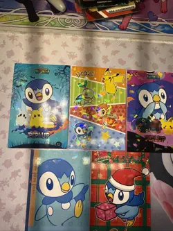 5 Cracked Ice Holo Piplup Different Database Sets Pokemon NON TCG - Image 3