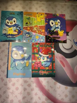5 Cracked Ice Holo Piplup Different Database Sets Pokemon NON TCG - Image 5