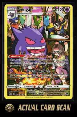 Gengar #TG06/TG30 Pokemon TCG SWSH11: Lost Origin Trainer Gallery Ultra Rare - Image 1