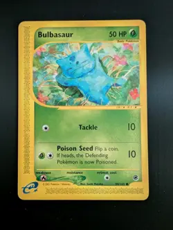 Pokemon TCG Bulbasaur 094/165 Expedition Base Set Regular LP - Image 1