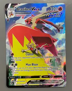 Blaziken VMAX TG15/TG30 Silver Tempest Trainer Gallery Alt Art Pokemon TCG - Image 1