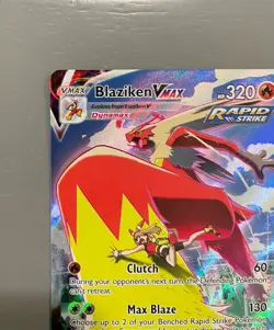 Blaziken VMAX TG15/TG30 Silver Tempest Trainer Gallery Alt Art Pokemon TCG - Image 3