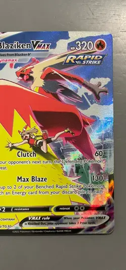 Blaziken VMAX TG15/TG30 Silver Tempest Trainer Gallery Alt Art Pokemon TCG - Image 5