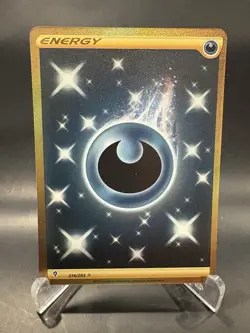 Darkness Energy Secret Gold 236/203 Evolving Skies Holo Sword & Shield Pokemon - Image 1