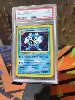1999 Pokemon Game POLIWRATH-HOLO #13 NM-MT 8 93992401 - Image 2